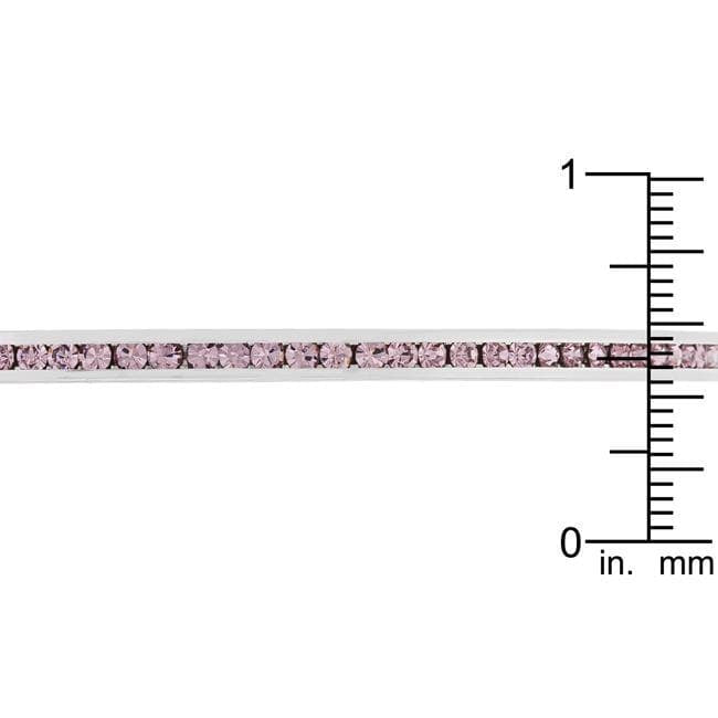 Channel-Set Lavender Cubic Zirconia Cuff Bracelets JGI   