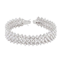 Thumbnail for Chevron Cubic Zirconia Tennis Bracelet Bracelets JGI   