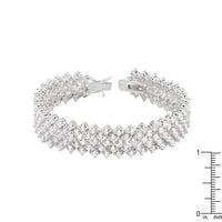 Thumbnail for Chevron Cubic Zirconia Tennis Bracelet Bracelets JGI   