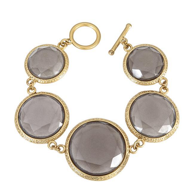 Organic Sparkling Gray Acrylic Bracelet Bracelets JGI   