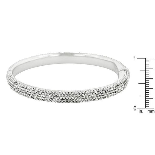 Pave Classic Style Bangle Bracelet Bracelets JGI   