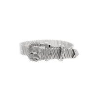 Thumbnail for Silvertone Finish Buckle Bracelet Bracelets JGI   