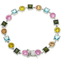 Thumbnail for Spring Fling Cubic Zirconia Bracelet Bracelets JGI   