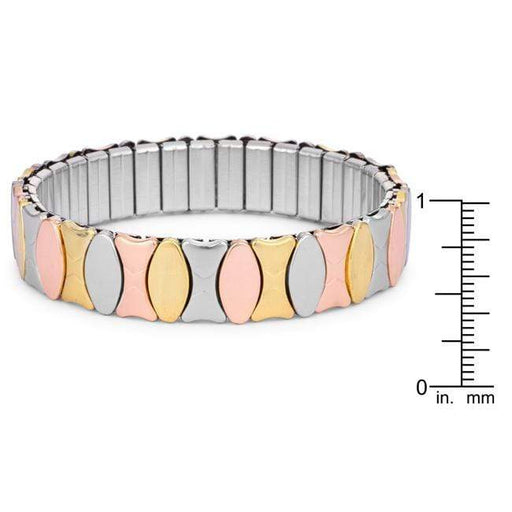 Tritone 13mm Stainless Steel Stretch Bracelet Bracelets JGI   