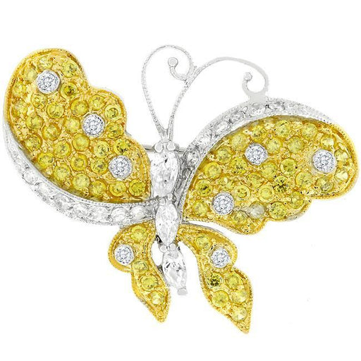 Golden Butterfly Brooch Brooches JGI   