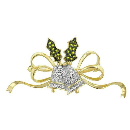 Holiday Bell Brooch Brooches JGI   