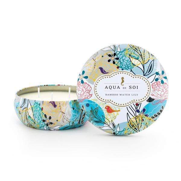 Aqua de SOi Bamboo Water Lily 21oz Tin Candles JGI   