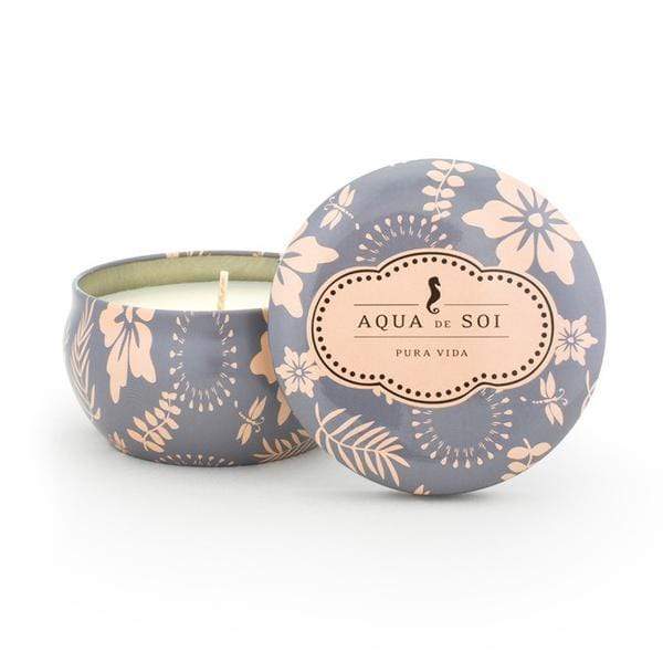 Aqua de SOi Pura Vida 9oz Tin Candles JGI   