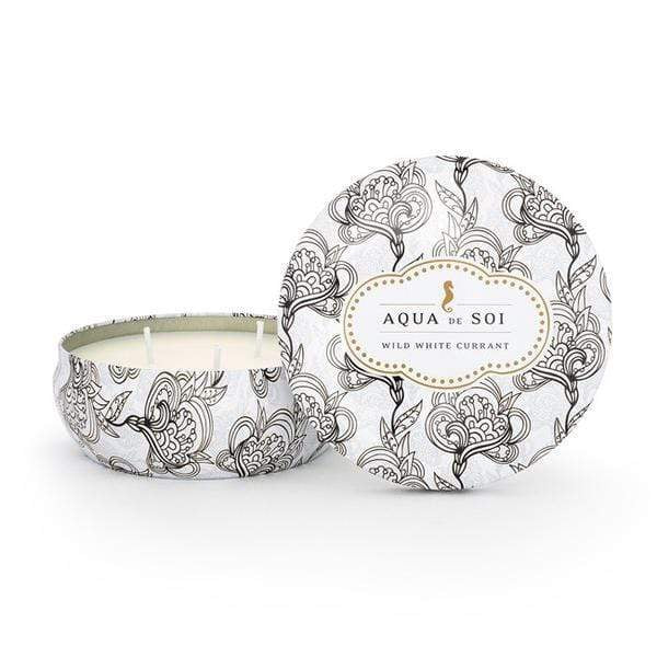 Aqua de SOi Wild White Currant 21oz Tin Candles JGI   