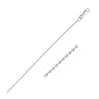 Thumbnail for 14k White Gold Bead Chain 1.5mm Chains Angelucci Jewelry   