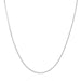 14k White Gold Foxtail 1.0mm Chain Chains Angelucci Jewelry   