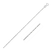 Thumbnail for 14k White Gold Lumina Pendant Chain 0.8mm Chains Angelucci Jewelry   