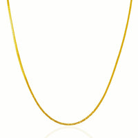 Thumbnail for 14k Yellow Gold Foxtail 1.0mm Chain Chains Angelucci Jewelry   