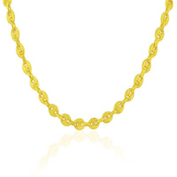 Thumbnail for 4.7mm 14k Yellow Gold Puffed Mariner Link Chain Chains Angelucci Jewelry   