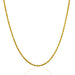 2.0mm 10k Yellow Gold Solid Diamond Cut Rope Chain Chains Angelucci Jewelry   