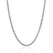 Sterling Silver 3.6mm Diamond Cut Rope Style Chain Chains Angelucci Jewelry   