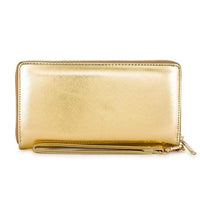Thumbnail for Martha Gold Faux Leather Clutch Clutches JGI   