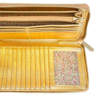 Thumbnail for Martha Gold Faux Leather Clutch Clutches JGI   