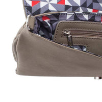 Thumbnail for Martha Taupe Faux Leather Purse Clutch With Silver Hardware Clutches JGI   