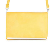 Thumbnail for Martha Yellow Leather Purse Clutch With Silver Hardware Clutches JGI   