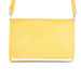 Martha Yellow Leather Purse Clutch With Silver Hardware Clutches JGI   