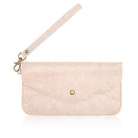 Thumbnail for Nyla Blush Faux Leather Clutch Clutches JGI   