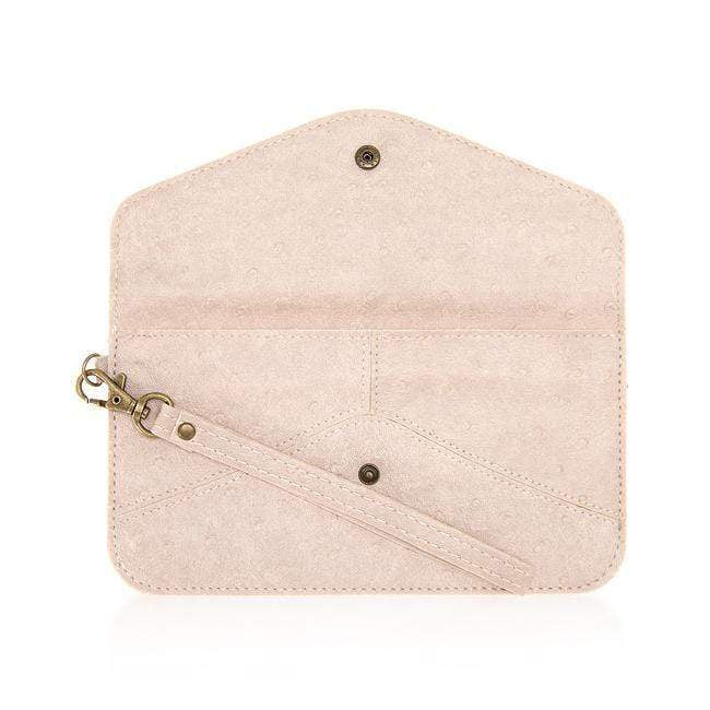Nyla Blush Faux Leather Clutch Clutches JGI   
