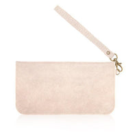Thumbnail for Nyla Blush Faux Leather Clutch Clutches JGI   