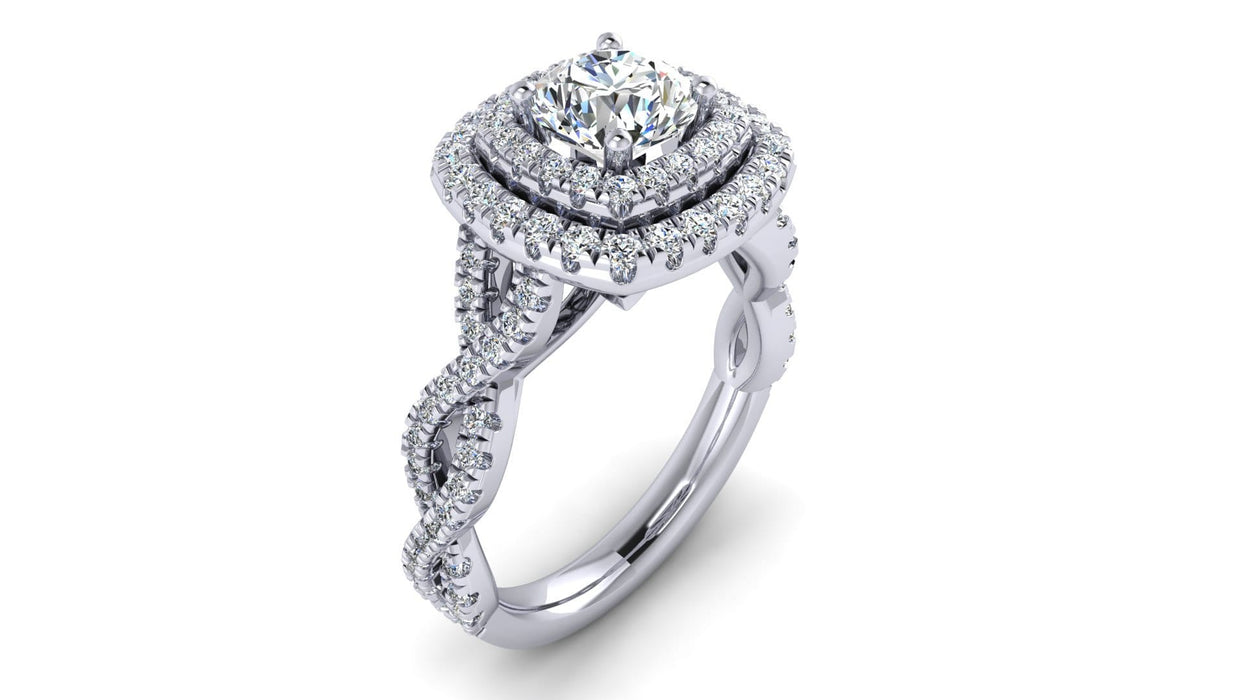 Shop Sasha Shimmer Diamond Ring Online | CaratLane US