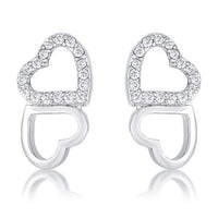 Thumbnail for Double Hearts Stud Earrings Earrings JGI   