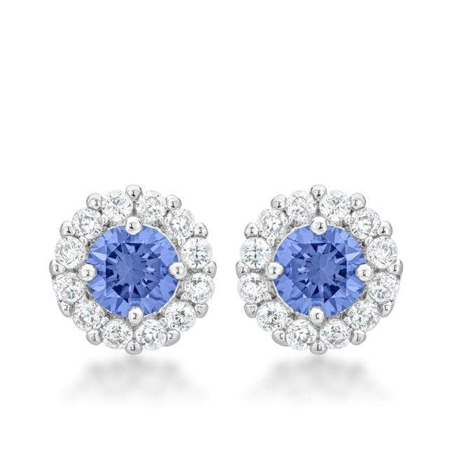 Bella Bridal Earrings in Light Purple Earrings JGI   