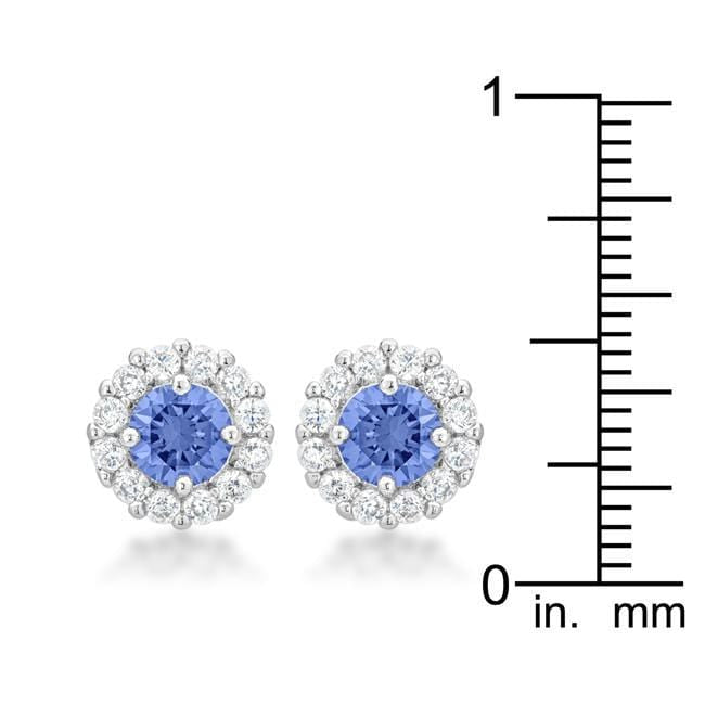 Bella Bridal Earrings in Light Purple Earrings JGI   