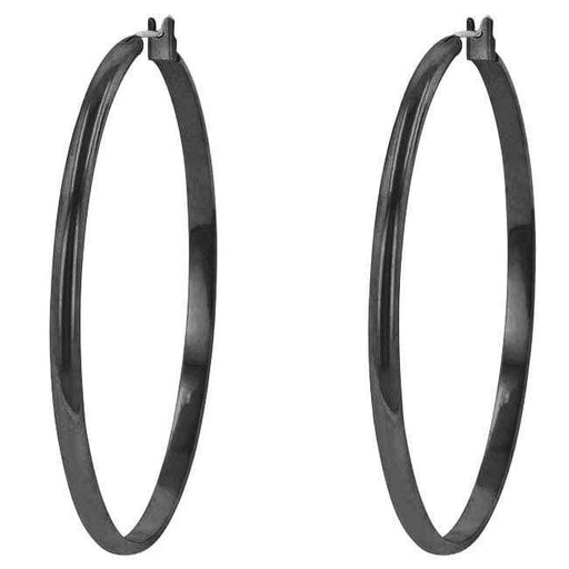 Classic Hoop (Black Tone) Earrings JGI   