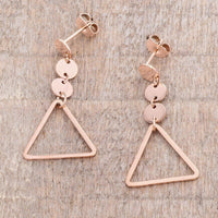 Thumbnail for Trendy Triangle Stainless Steel Drop Earrings Earrings JGI   