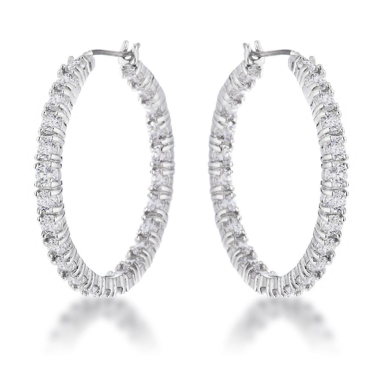 Eternity Hoop Earrings Earrings JGI   