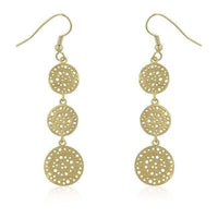 Thumbnail for Golden Filigree Circle Earrings Earrings JGI   