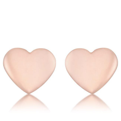 Janet Rose Gold Heart Stud Earrings Earrings JGI   