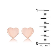 Thumbnail for Janet Rose Gold Heart Stud Earrings Earrings JGI   