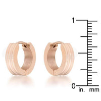 Thumbnail for Marlene Rose Gold Stainless Steel Small Hoop Earrings Earrings JGI   
