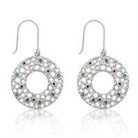 Thumbnail for Red and Green Earrings Earrings JGI   