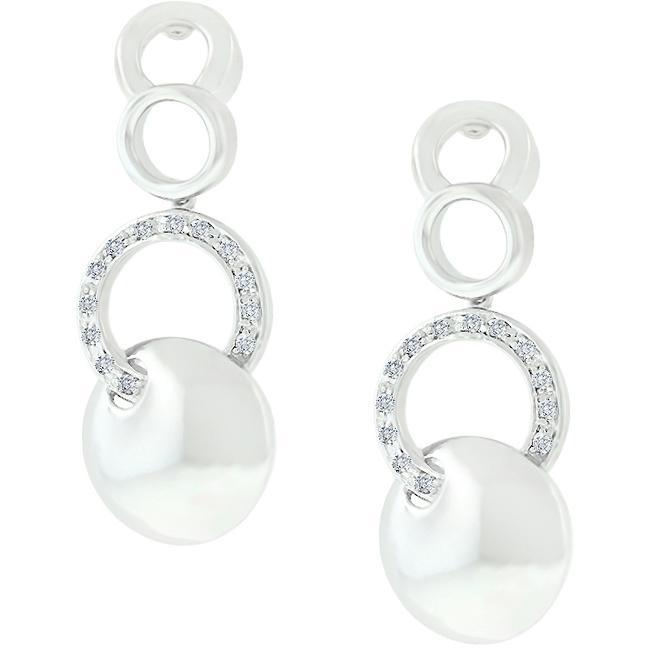 Silver Stronghold Circle Earrings Earrings JGI   