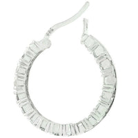 Thumbnail for Sterling Silver Eternity Hoop Earrings Earrings JGI   