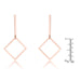 Trendy Geometric Stainless Steel Drop Earrings Earrings JGI   