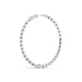 Oval Shape Two Sided Diamond Hoop Earrings in 14k White Gold (2 cttw) Earrings Angelucci Jewelry   