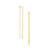 14k Yellow Gold Double Chain Strand Drop Earrings Earrings Angelucci Jewelry   