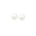 14k Yellow Gold Freshwater Cultured White Pearl Stud Earrings (6.0 mm) Earrings Angelucci Jewelry   