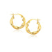 14k Yellow Gold Hoop Earrings (5/8 inch) Earrings Angelucci Jewelry   