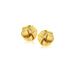 14k Yellow Gold Interlaced Love Knot Stud Earrings Earrings Angelucci Jewelry   