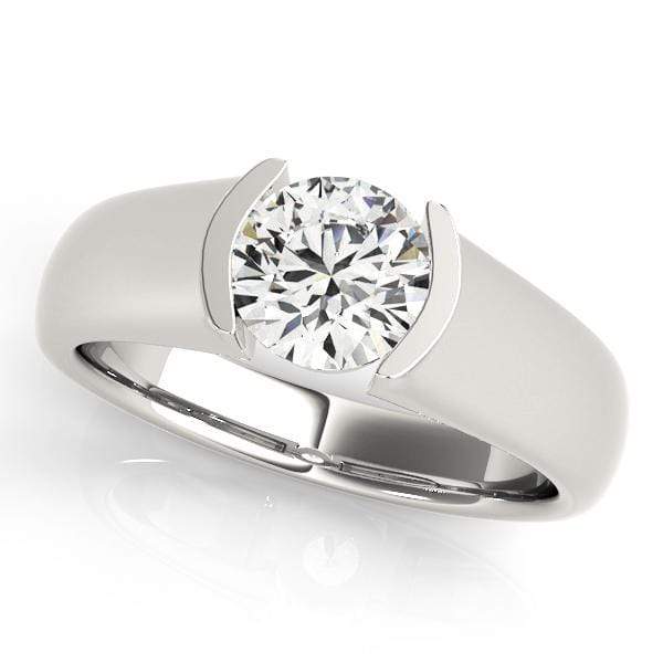 Tension Set Diamond Ring Mounting, 14k YG - Gems of La Costa