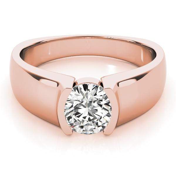 18K White-Rose Gold Layered Wide Band Diamond Ring | Shop 18k White & Rose  Gold Lusso Rings | Gabriel & Co